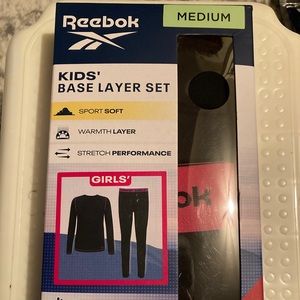 REEBOK base layer, girls, size medium